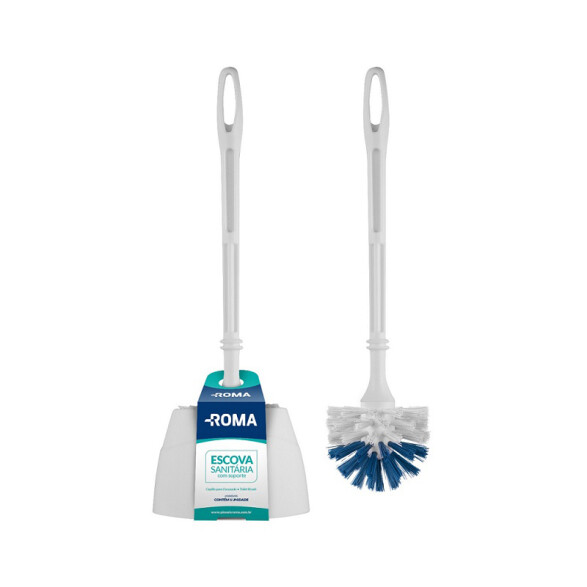 Escobilla sanitaria con recipiente ROM745