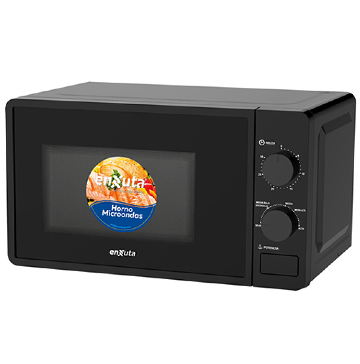 MICROONDAS ENXUTA MOENX0320MNG- 20L Negro Manual 