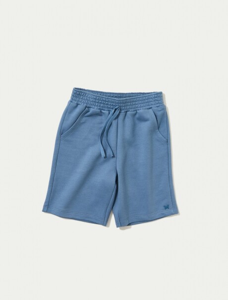 BERMUDA BÁSICA INFANTIL AZUL