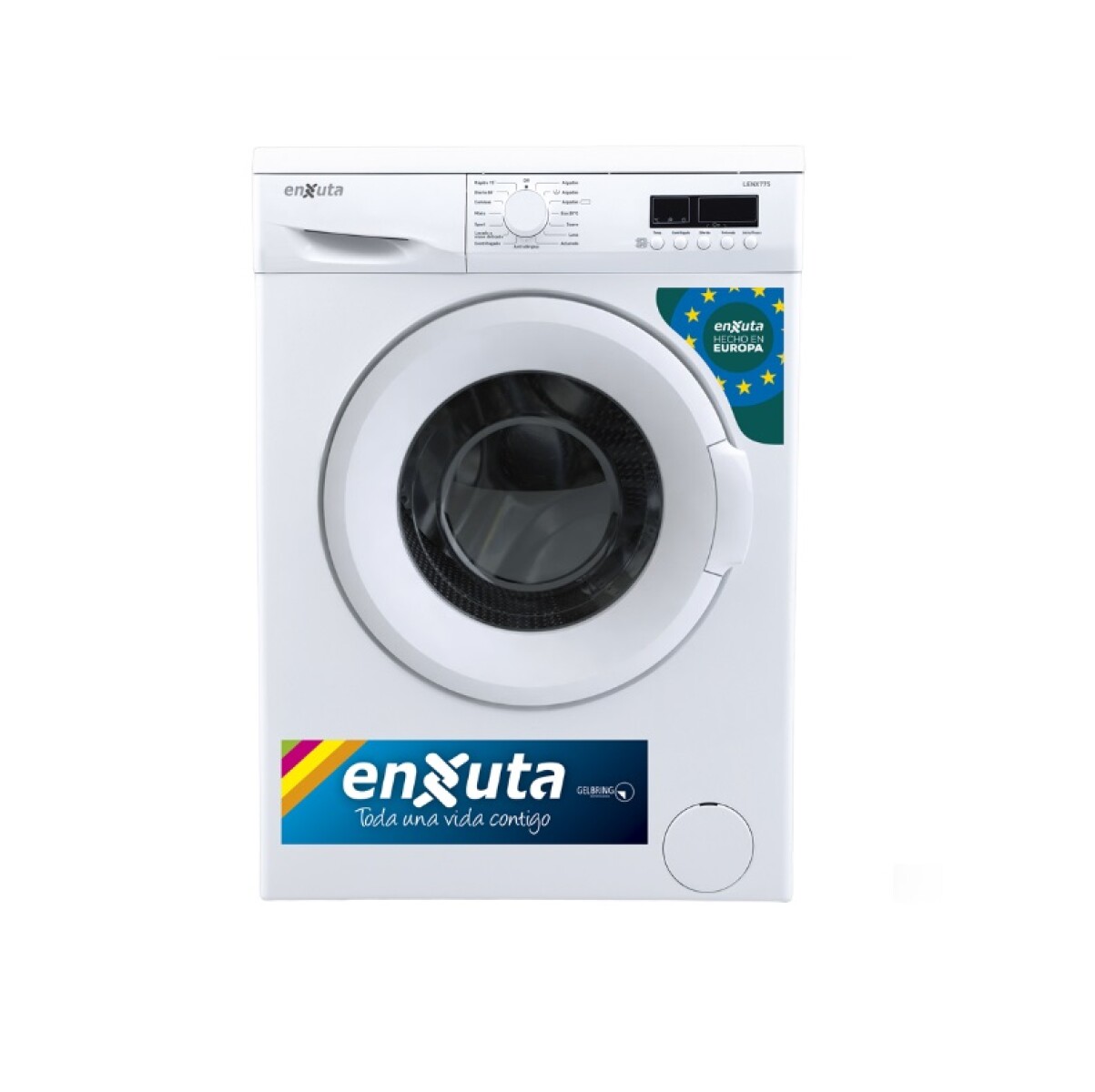 Lavarropas Enxuta LENX775 Carga Frontal 7KG Europa 