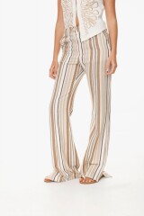 Pantalon Turin Stripe Beige