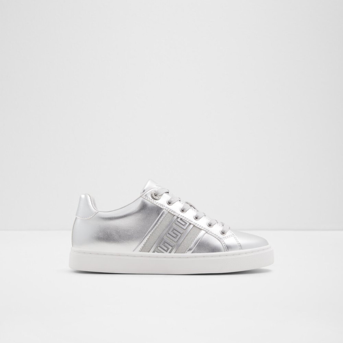 PALAZZI WHITE COMBO SYNTHETIC - SILVER 