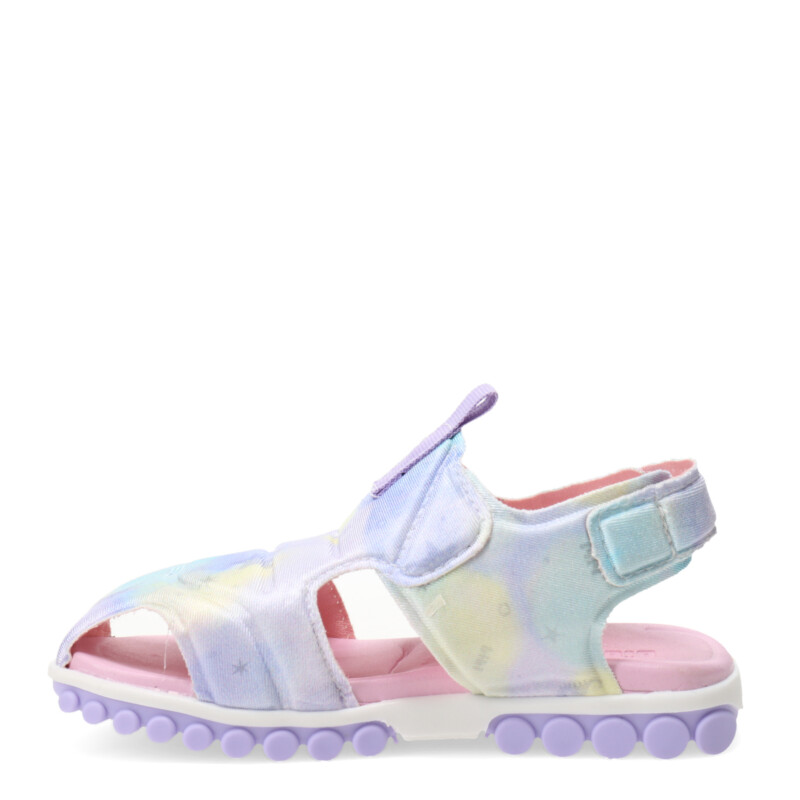 Sandalias Infantiles Bibi Roller Sport Sand Lila - Estampado