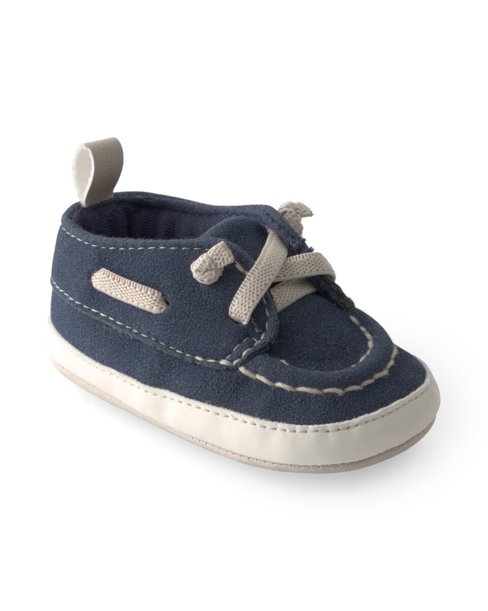 Zapatito náutico, azul marino 