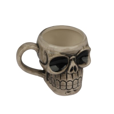 Taza con diseño de calavera Taza con diseño de calavera