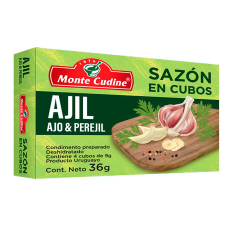 SAZON EN CUBOS MONTE CUDINE X4U 36G AJIL SAZON EN CUBOS MONTE CUDINE X4U 36G AJIL