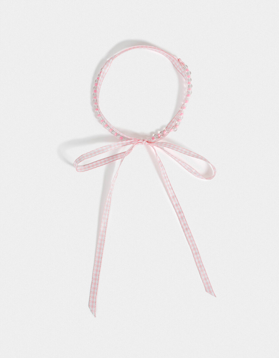 Choker Cinta Con Beads 