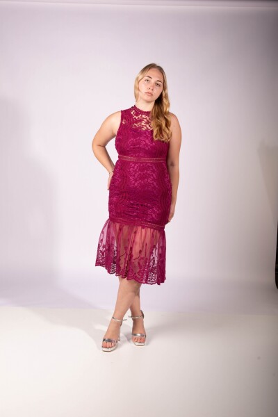 Vestido Fairy Granate