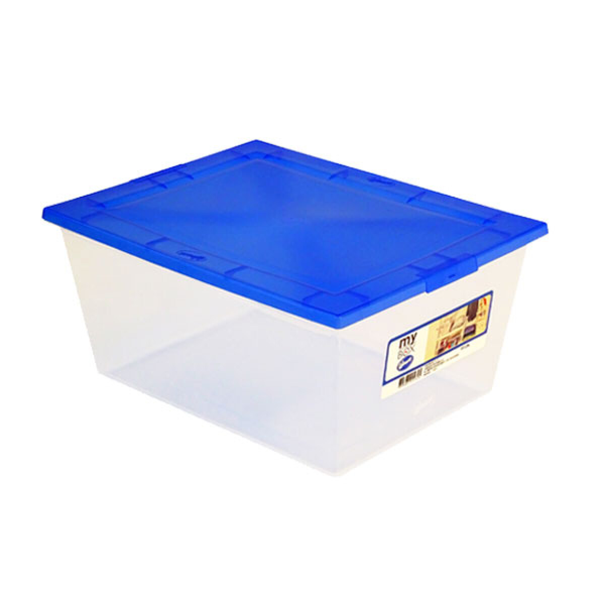 CAJA PLASTICA MYBOX 14 LTS. TRANSPARENTE 37X25X20 CM 