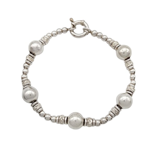 Pulsera Bolitas-Plata 925-Sin piedra-PU3550 sinpiedra