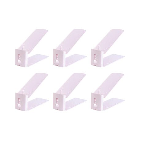 Kit Soporte Zapatos x6 Rosa Sc
