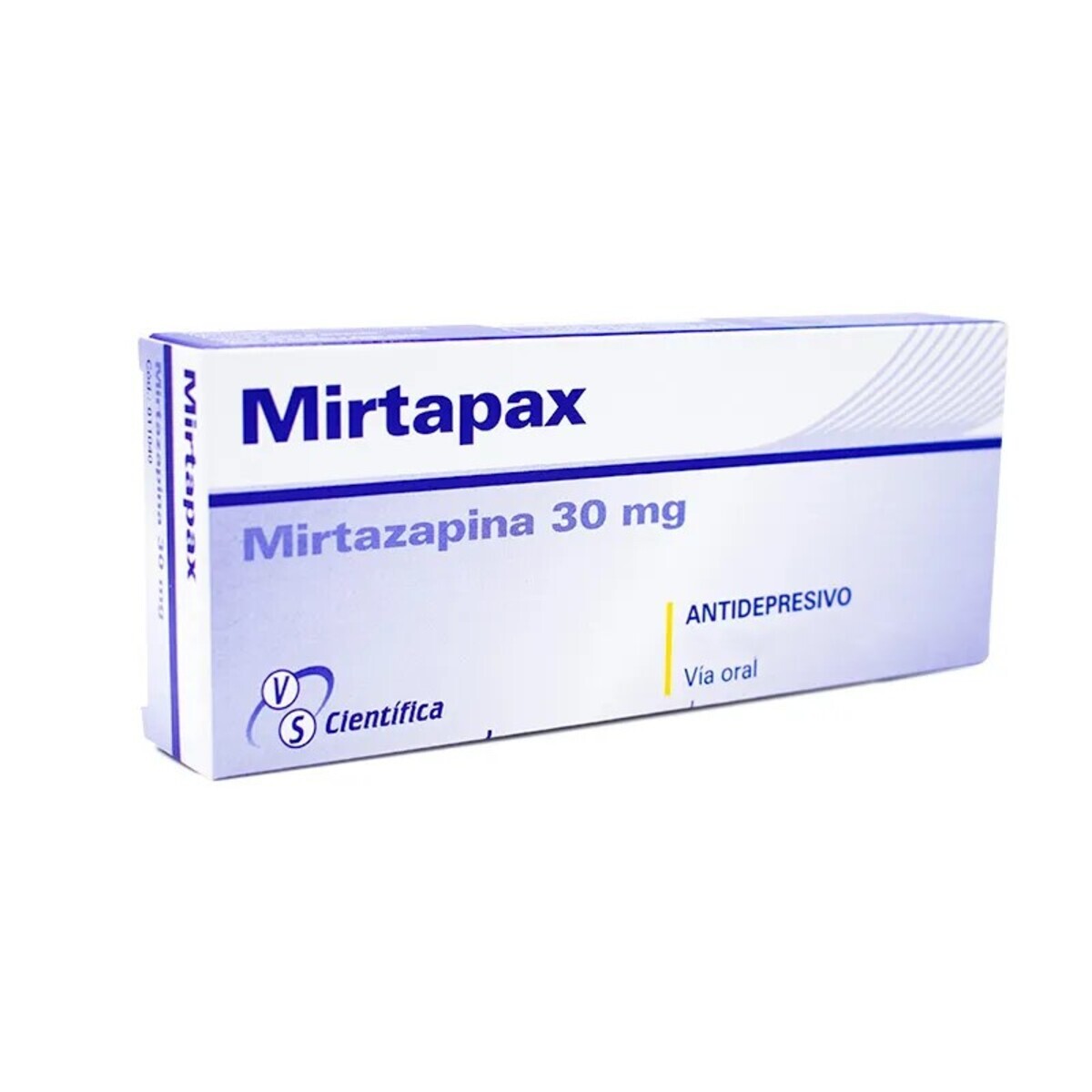 MIRTAPAX 30 MG. CJ X 30 COMPRIMIDOS 