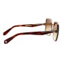 Lentes de sol De Acero Inoxidable Cuadrado Premium Marrón/Marrón