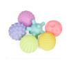Pelotas sensoriales Montessori para bebé color pastel Pelotas sensoriales Montessori para bebé color pastel
