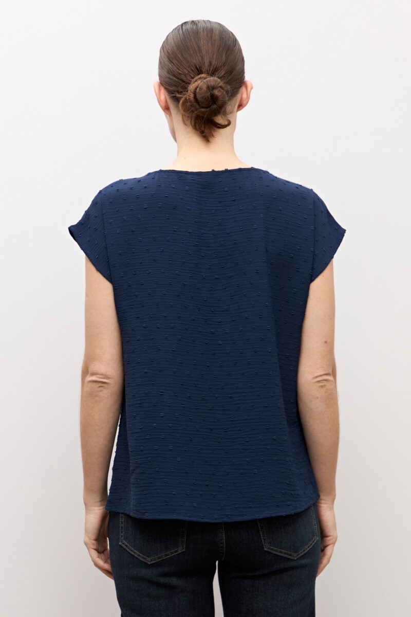 Blusa plumeti azul marino
