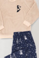 Pijama fran cozy dog Marfil