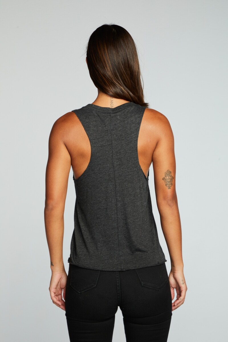 TRIBLEND JERSEY V NECK DEEP AR Negro