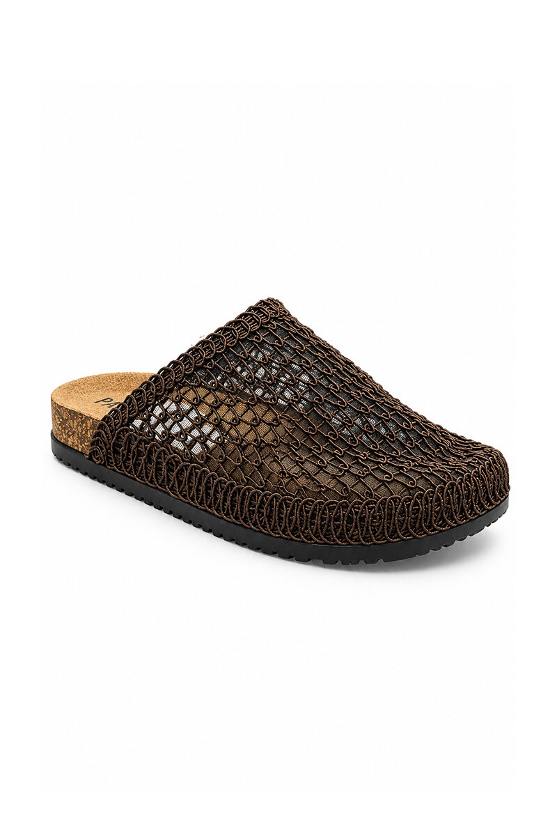 Zueco calado PA364 Marron