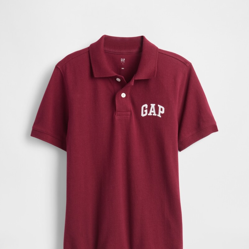V-FRCH SS LOGO POLO RED DELICIOUS