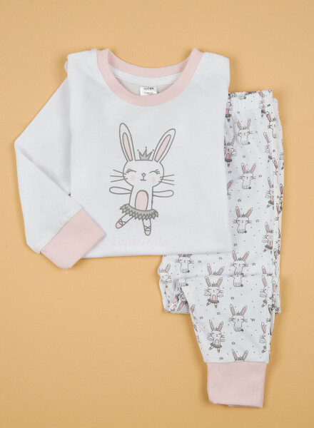 Pijama algodón ballerina rabbit 1-4 a Rosa bebe