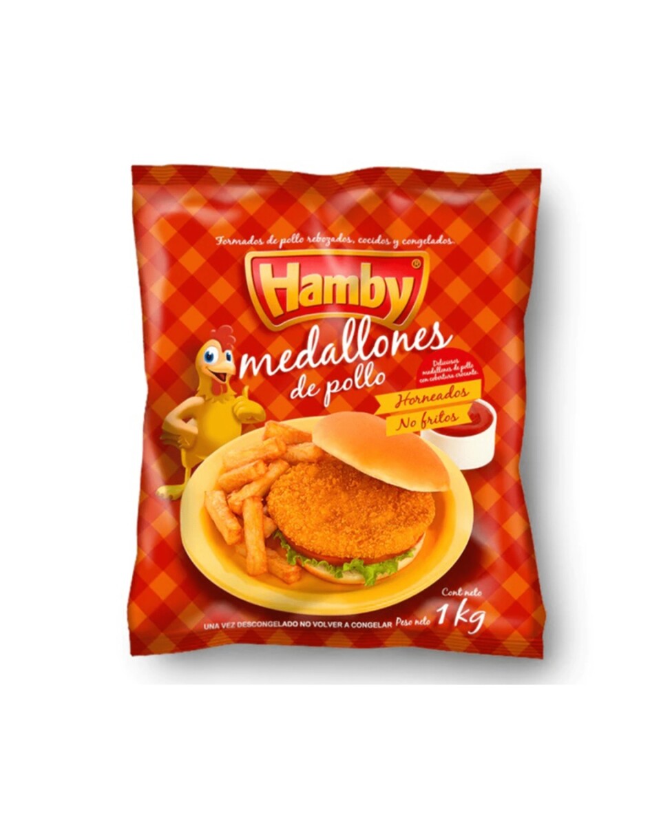 MEDALLONES POLLO 1KG HAMBY 