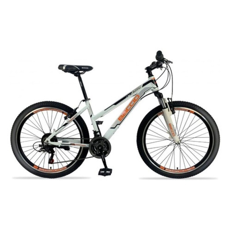 Bicicleta Dama Baccio Sunny Lady 27.5 Montaña 21 Cambios Blanco