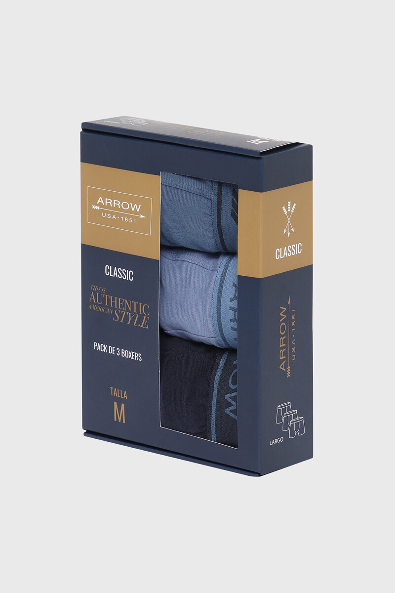 Pack Boxer por tres Arrow SURTIDO