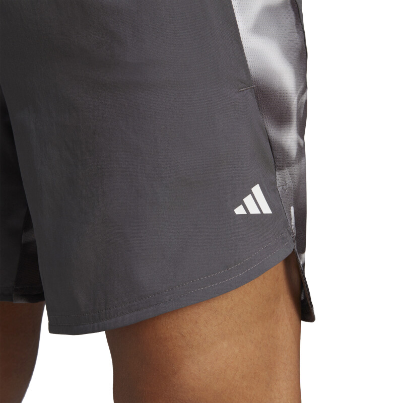 Short de Hombre Adidas Training Gris - Blanco