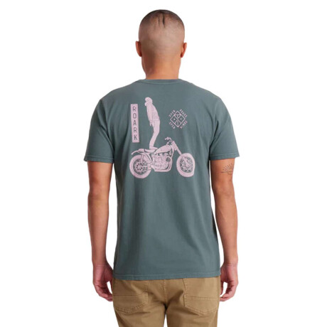 Remera Roark Ghostrider Verde
