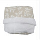 Frazada con Corderito 2 PLAZA Home Class 200 x 240 cm HOJAS BEIGE
