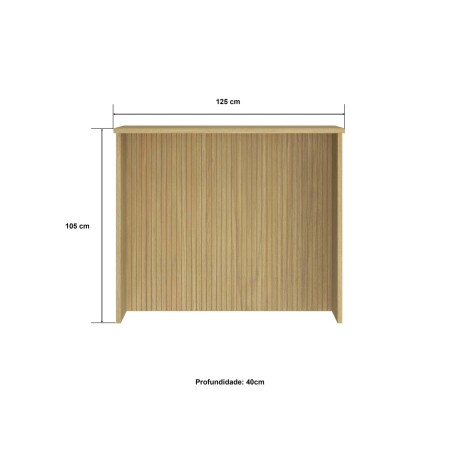 BARRA/ISLA MDF NATURAL-BEIGE TORONTO