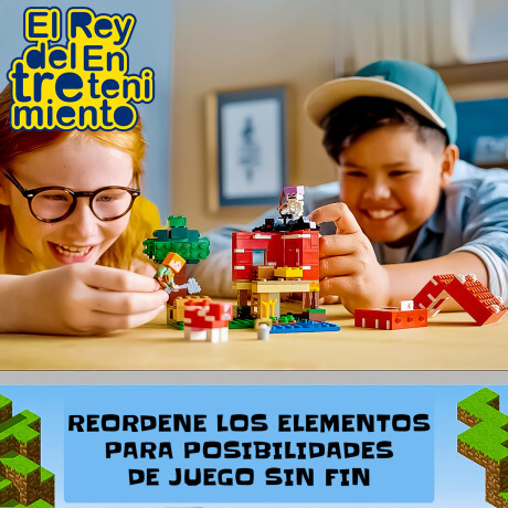 Lego Minecraft 21179 Juego La Casa Champiñón 272pcs Lego Minecraft 21179 Juego La Casa Champiñón 272pcs