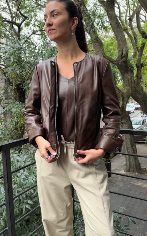 CHAQUETA CANELA BROWN