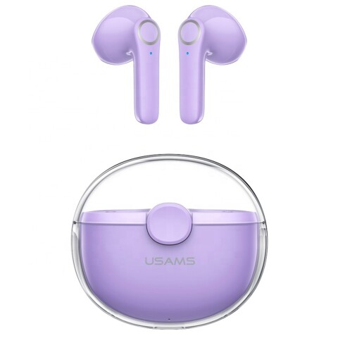 Auricular Inalambrico Usams Tws Bluetooth 5.1 Mini Calidad Color Variante Violeta