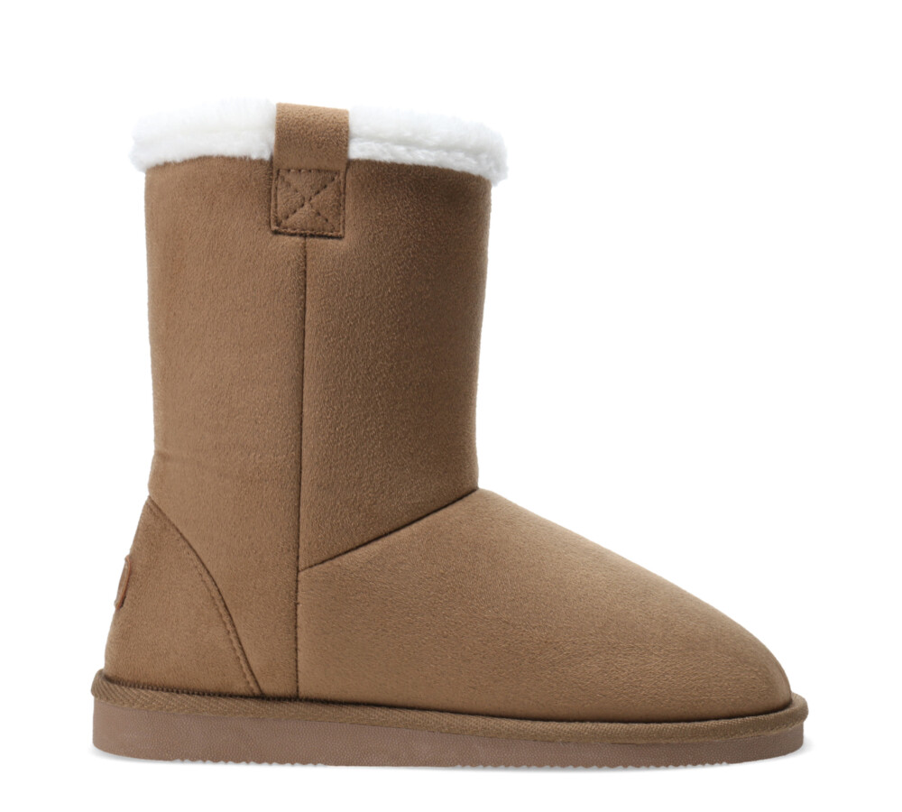 Bota YORK con simil piel Taupe