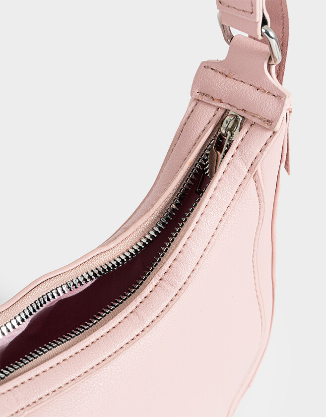 Bandoleras Bandolera Con Charm - Rosa Metalizado