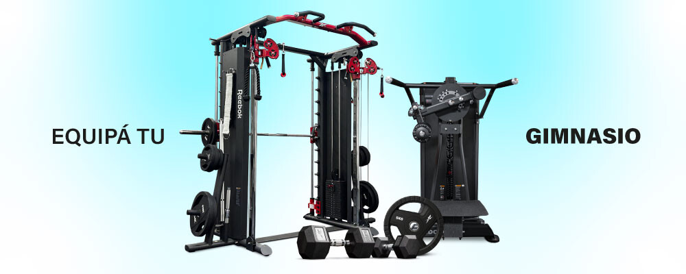 equipos para gimnasio profesional Uruguay