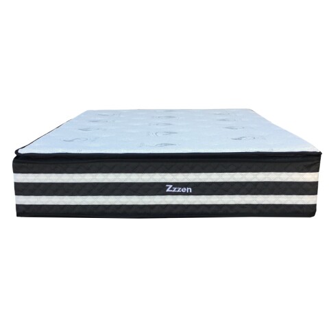 Colchón ZZZEN 2 Plazas – Pillow Top – Espumas EPS + D33 – 138x188x32 cm – Firme - 6 MESES Colchón ZZZEN 2 Plazas – Pillow Top – Espumas EPS + D33 – 138x188x32 cm – Firme - 6 MESES