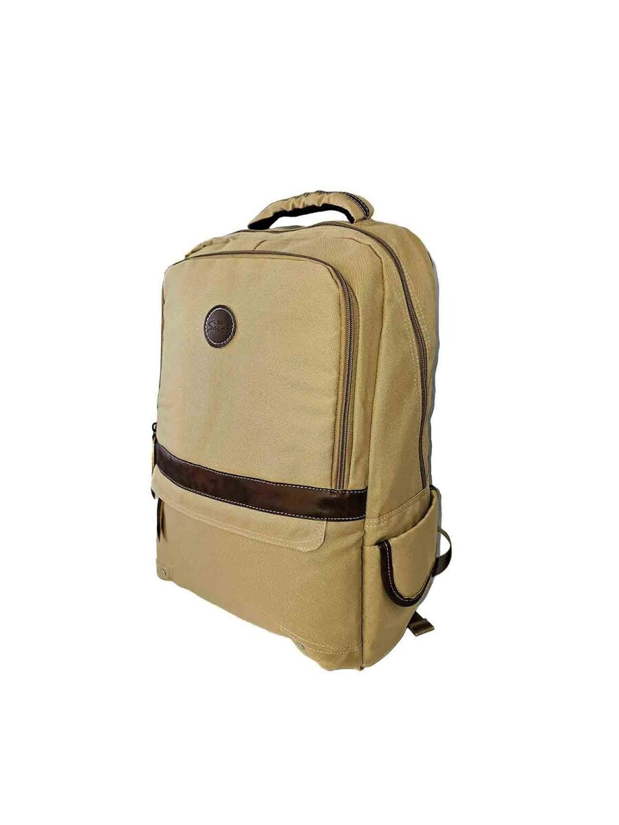Mochila porta notebook - Beige 