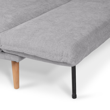Sofá Cama Forma - Tela Microfibra 153 (Greige)