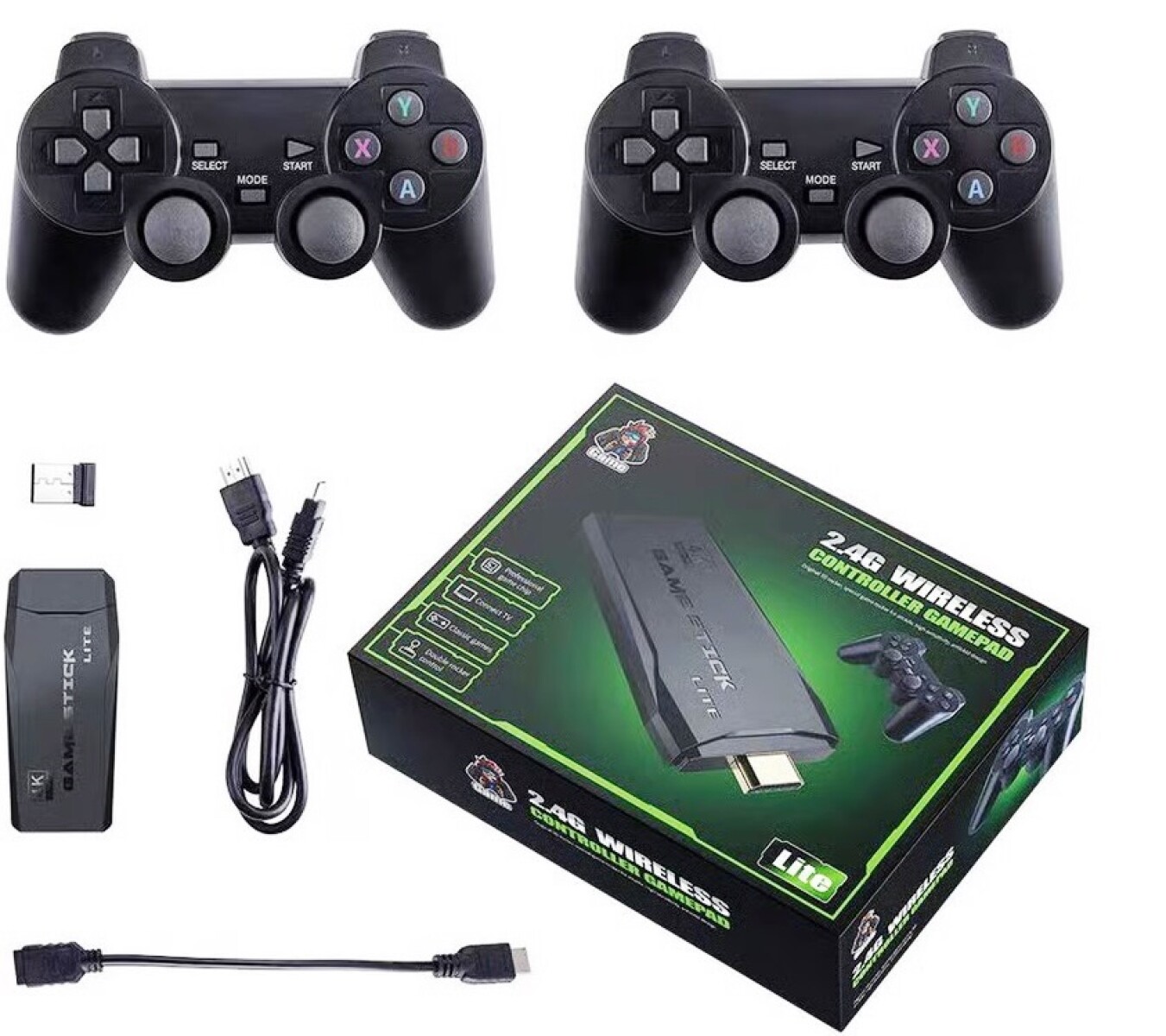 Consola inalámbrica para tv con mas de 10000 juegos 