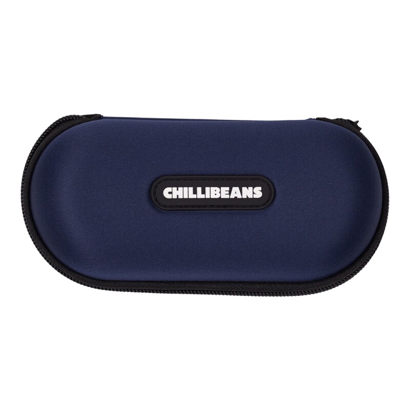Estuche para lentes con cierre Chilli Beans Azul