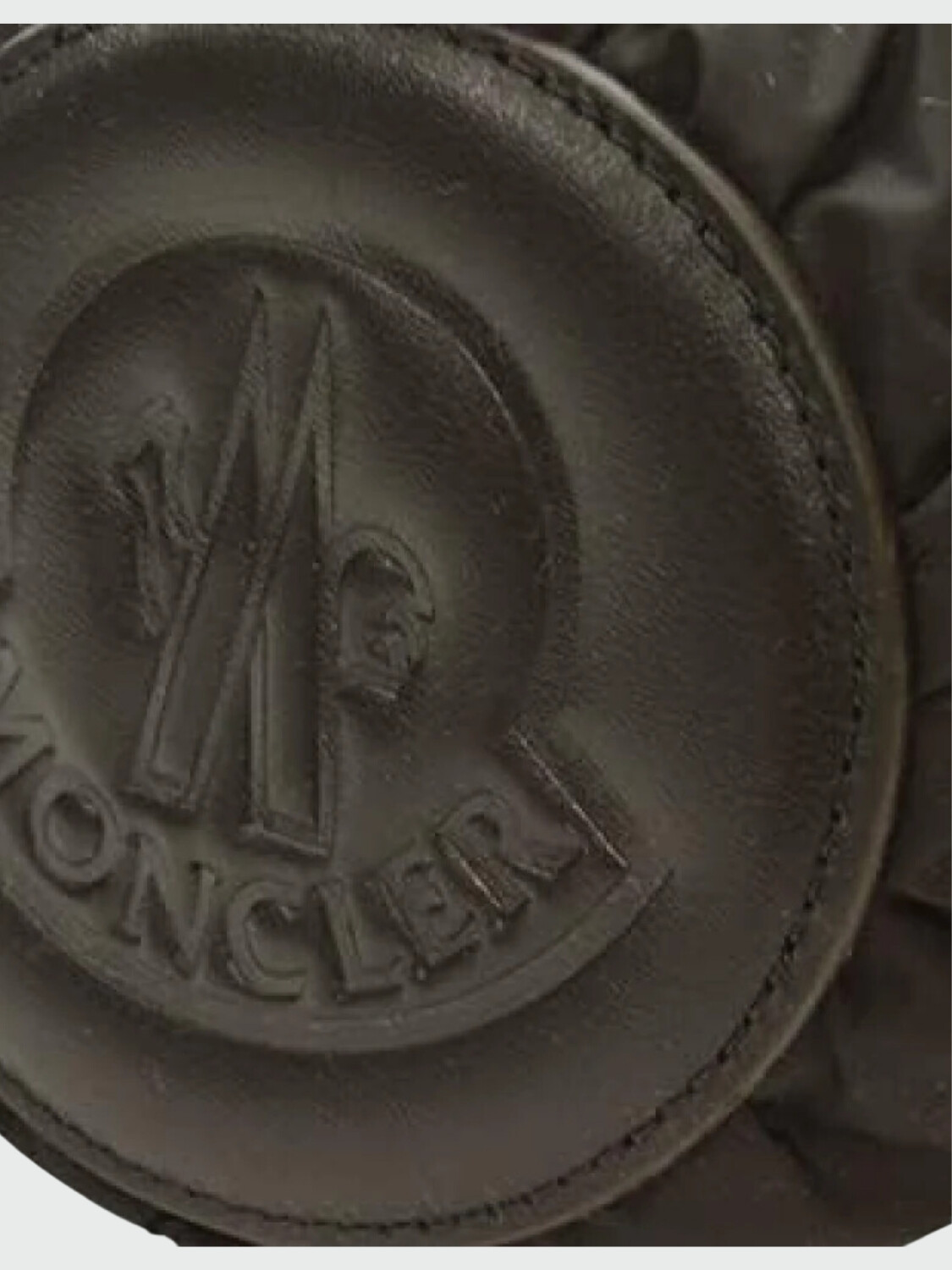 Moncler -Cartera cilindrica de Nylon, Keoni Negro