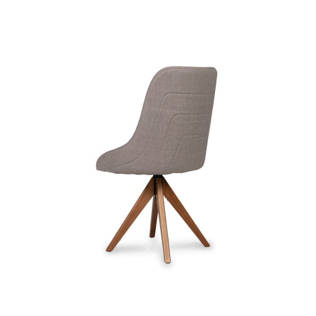 Silla Giratoria Valentina 143 - Tela Microfibra A6 (Tostado)