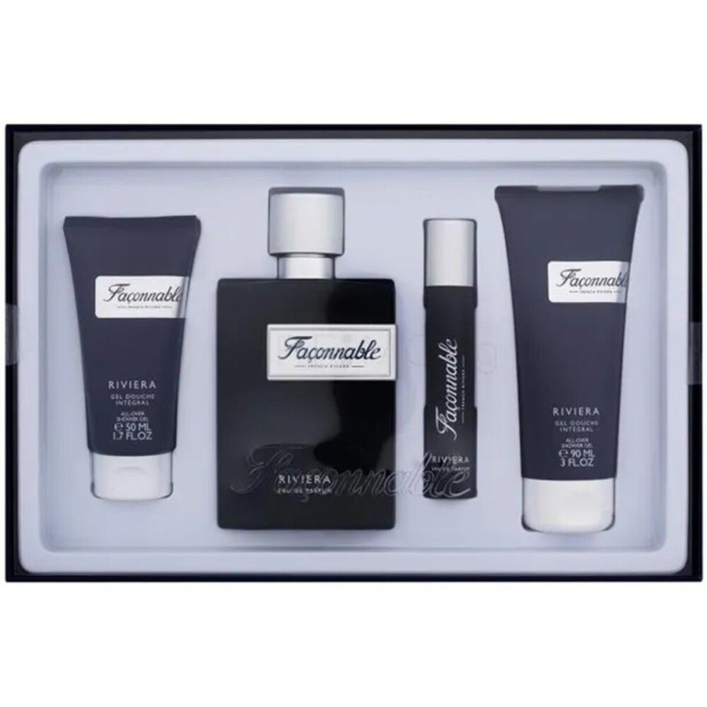 FACONNABLE RIVIERA HOMME 4 PZA 90 ML. única