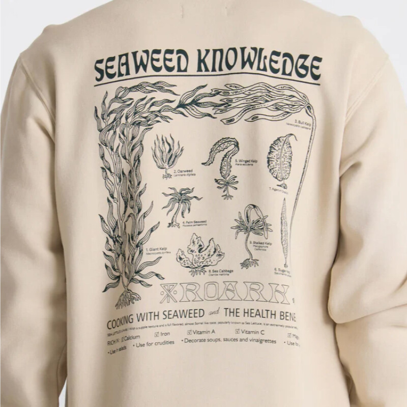 Buzo Roark Seaweed Knowledge Fleece - Beige Buzo Roark Seaweed Knowledge Fleece - Beige