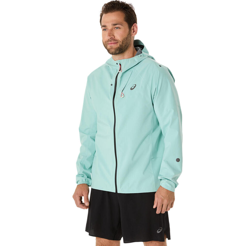 Metarun Waterproof Jacket - Hombre Oasis Green