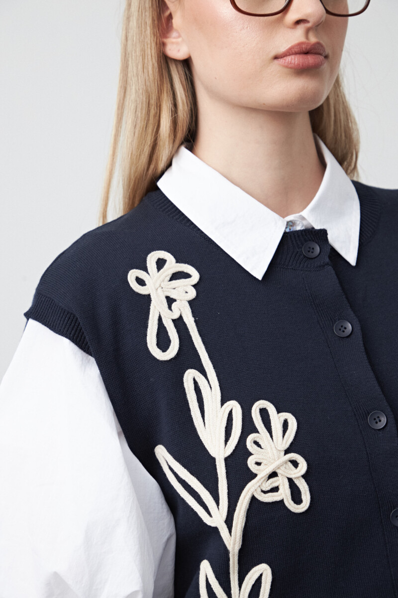 CHALECO NICOLASA Azul Marino