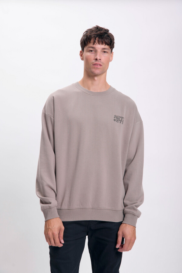 Buzo deportivo oversize Marrón