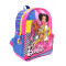 Mochila Infantil Barbie Rosa - Celeste